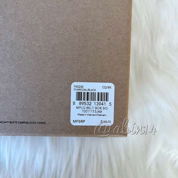 NWT Coach Signature Black Cut-to-Size Reversible Belt in a Gift Box - Picture 3 of 6